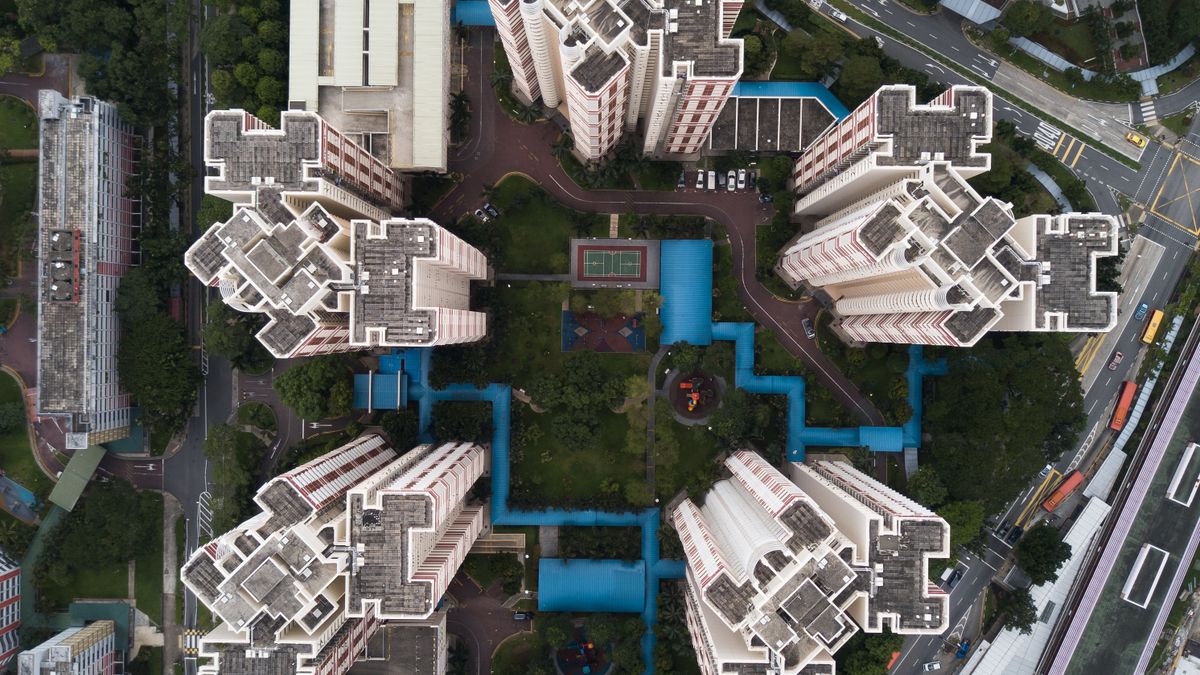 Residential blocks near Chin Swee Road in Singapore